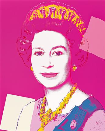 ANDY WARHOL (AFTER) Two Queen Elizabeth II screenprints.